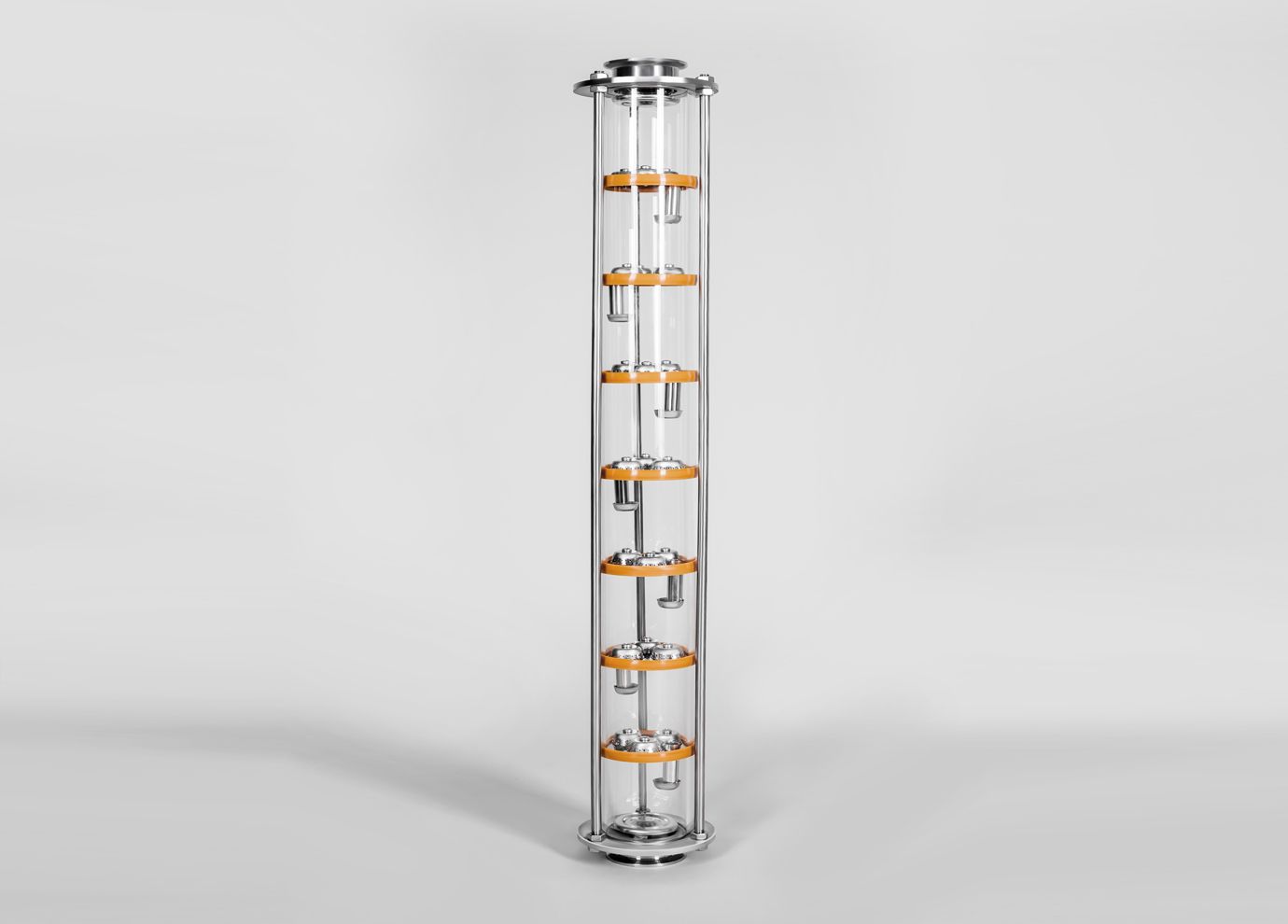 Тарельчатая колонна D75 (7 тарелок) под кламп 1,5 дюйма